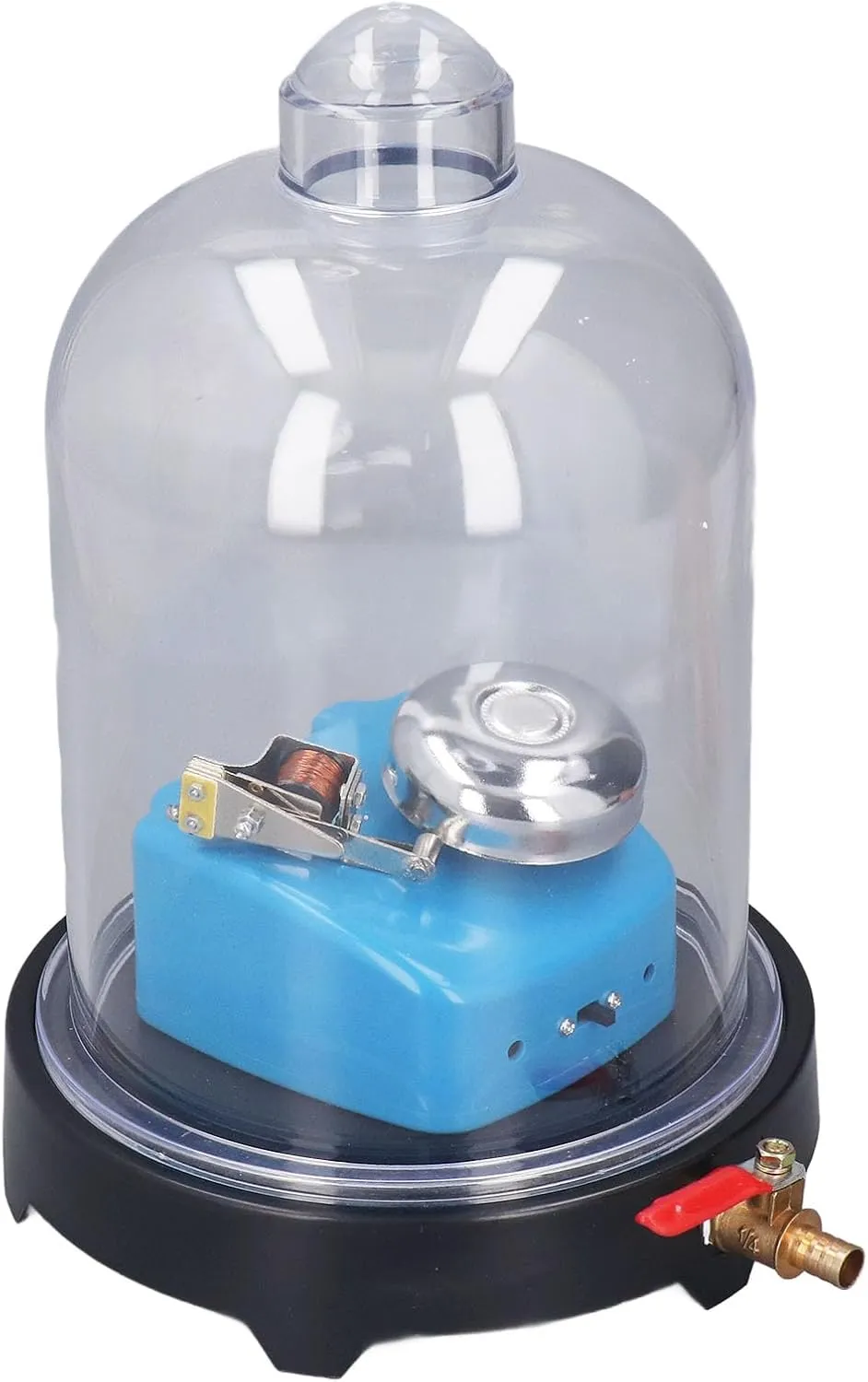 Vacuum Jar with Base, Vacuum Chamber, Laboratory Plastic Jar Sound Physics Scientific Experimental Tool for Sound Propagation Experiment