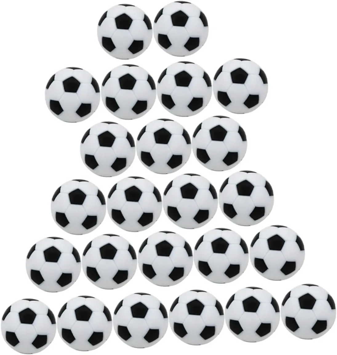 VANZACK 24Pcs Table Soccer Balls Footballs for Mini Table Football Games for Art Projects Birthday Decorations Classroom Rewards and Activities