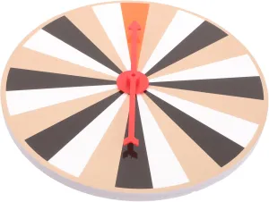 VICASKY Party Game Wheel Fortune Board Large Roulette Wheel Set Ideal for Raffles DIY Game Props for Celebration