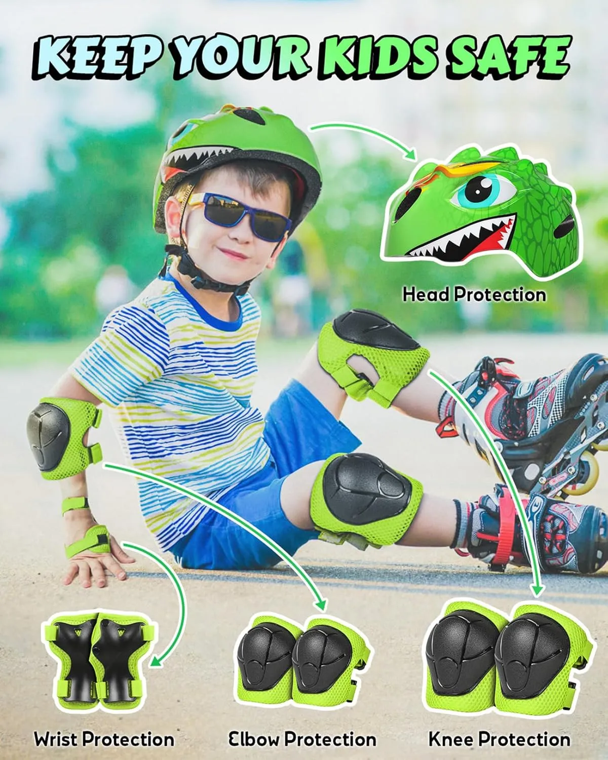 VICTGOAL Toddler Kids Bike Helmet Lightweight 3D Children Bicycle Helmet for Boys and Girls Age 3-8 for Multi-Sport Scooter Cycling Skating