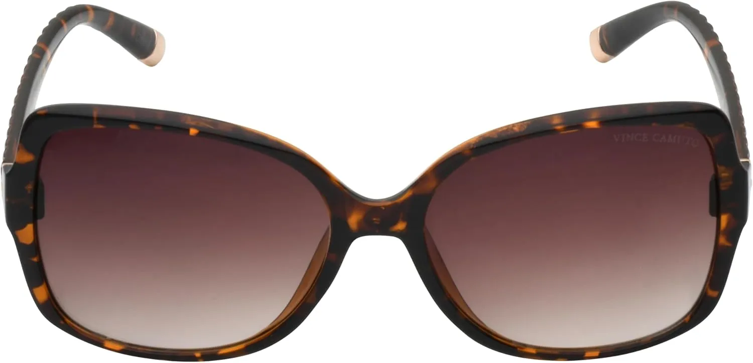 Vince Camuto Women's Vc1086 Butterfly 100% Uv Protective Rectangular Sunglasses. Luxe Gifts for Her, 59 Mm