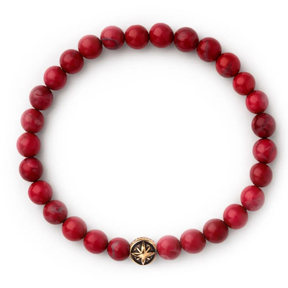 Voyager - Red Howlite