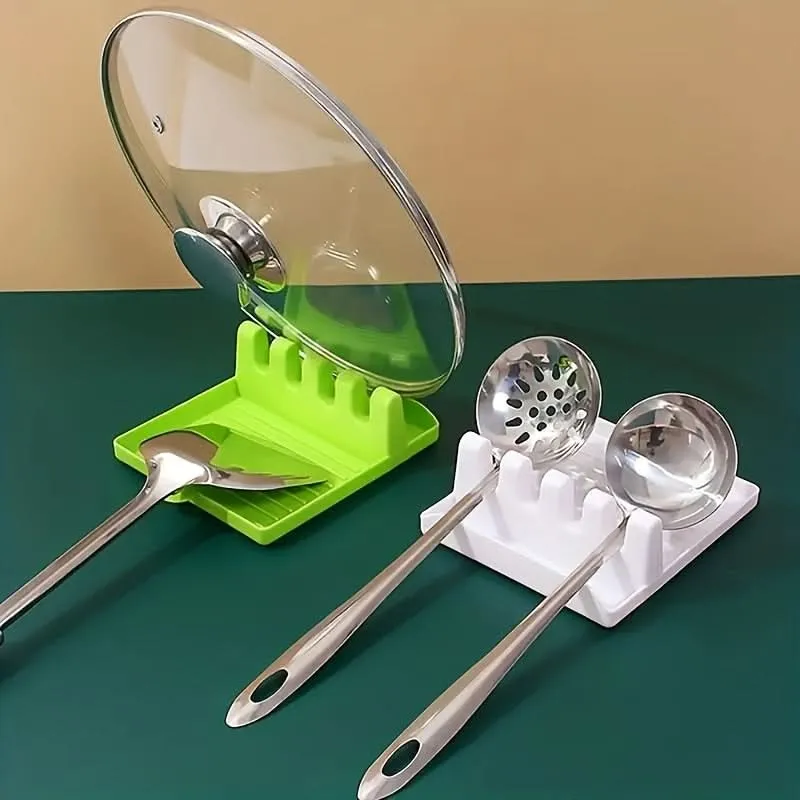 Wall-Mounted Kitchen Organizer Set - Utensil & Lid Storage