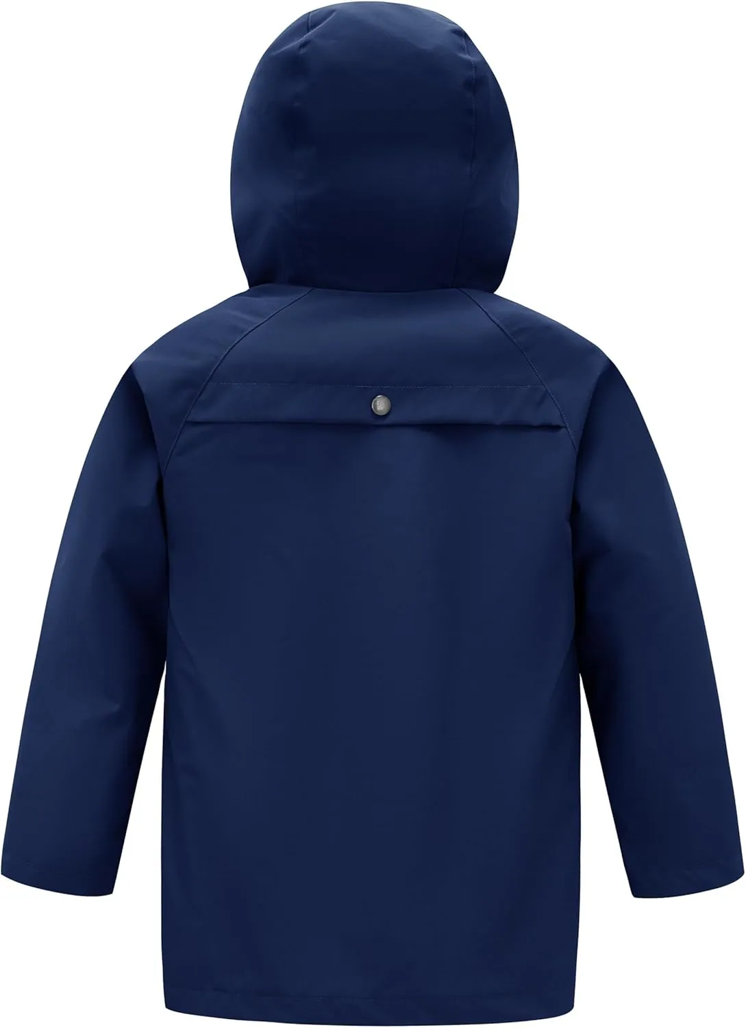 wantdo Boys & Girls Waterproof Rain Jacket Lightweight Rain Coat Hooded Windbreaker