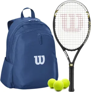 Wilson Hyper Hammer 5.3 Tennis Racquet Bundled with a Wilson Advantage 2.5 Tennis Backpack – Optional Accessories