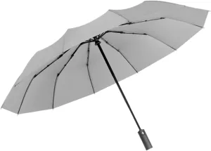 Windproof Travel Umbrella - Automatic, Strong Steel Shaft, Folding and Portable - Backpack, Car, Purse Umbrellas for Rain