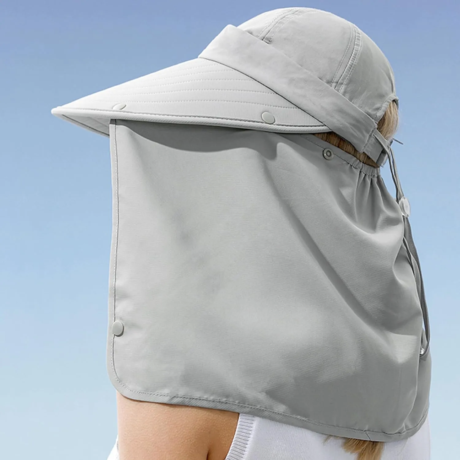 Women Fishing Hat with Face Cover and Neck Flap UPF 50  Sun Protection