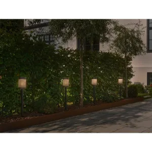 x4 Coupar Solar Garden Light Black