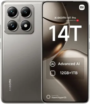 Xiaomi 14T PRO Ai 5G   4G LTE (for Tmobile Mint Tello & Global) (1024GB   12GB) NFC Global ROM Unlocked Worldwide 50MP Triple Pro Leica Camera 6.67" 144Mhz (Titan Gray)