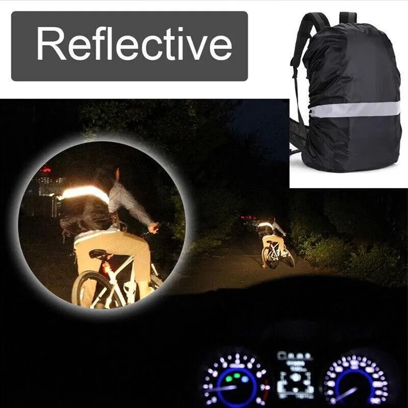 XL Outdoor Foldable Backpack Waterproof Rain Cover Rucksack Camping Travel