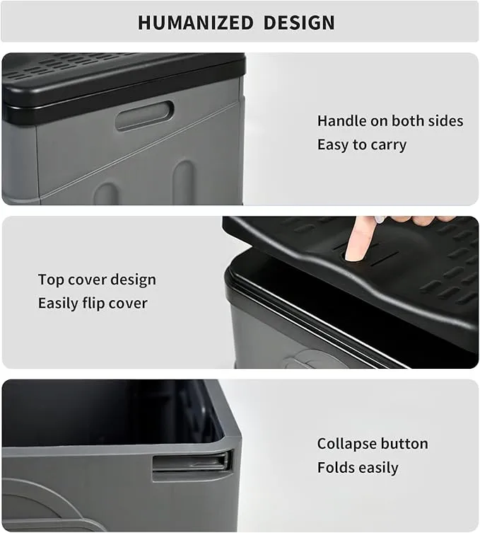 Xl Portable Toilet,Upgrade Portable Toilet for Adults Camping,Tall Camping Toilets Portable for Home/Camping/Boat/Hiking/Long Trips/Beach