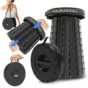 XXL Taller & Wider Collapsible Stool 19.7", 1000lbs Max Weight