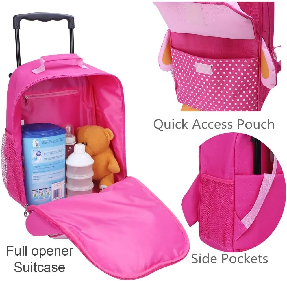 Yodo 3-Way Kids Suitcase Luggage or Toddler Rolling Backpack with wheels