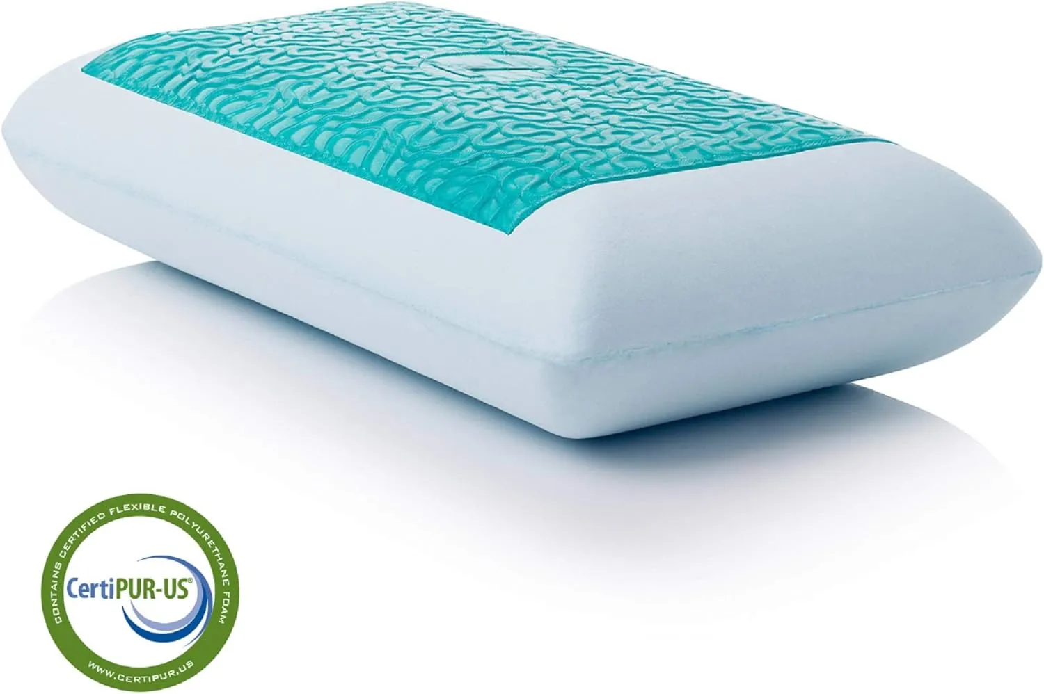Z Gel-Infused Dough Memory Foam   Z Gel Pillow - Removable Tencel Cover - King - High Loft